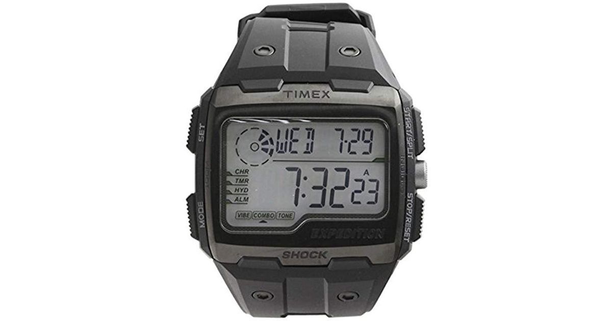 timex men's expedition grid shock digital strap watch