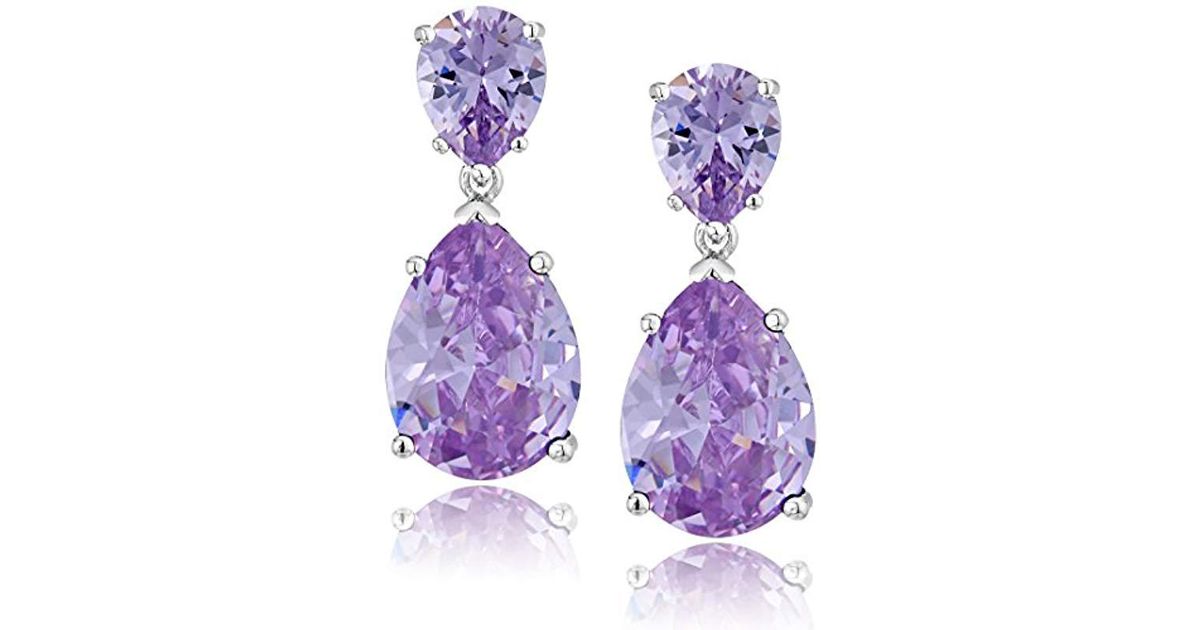 Lyst Cz By Kenneth Jay Lane Cubic Zirconia Double Pear Drop Lyst Cz By Kenneth Jay Lane Cubic Zirconia Double Pear Drop Earrings Save 22 471910112359552