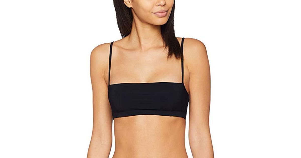 Bandeau K Black In Top Strap Lyst Filippa Bikini d5Tqg5w