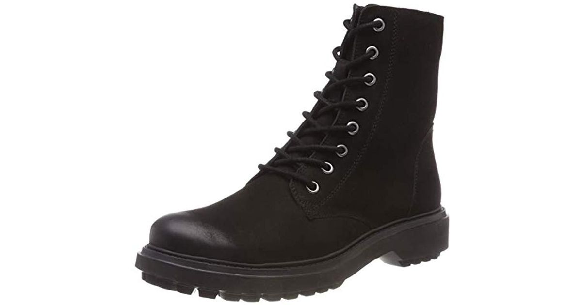 Black Geox HBotas Lyst Motero Para Mujer D Asheely Estilo dCxshQtr