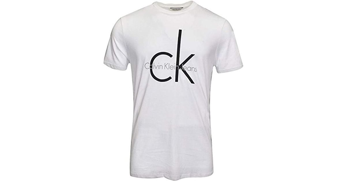 ck jeans logo t shirt