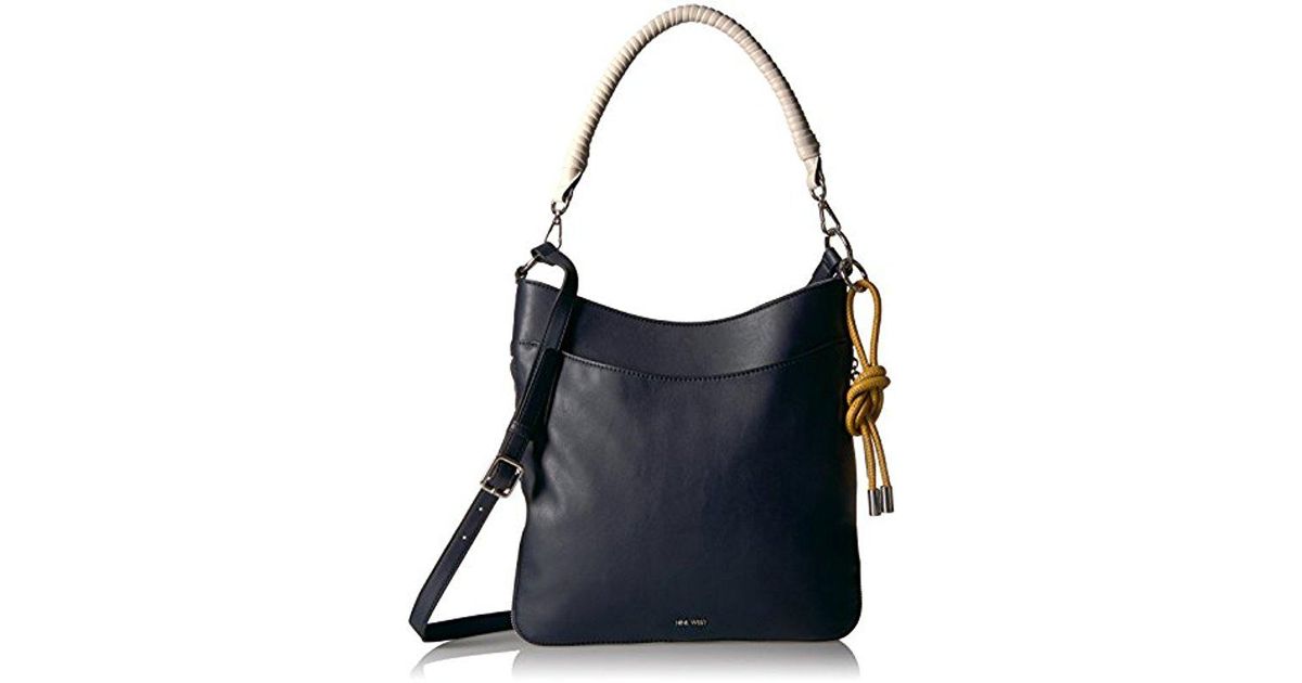 Lyst Nine West Lewwy Shoulder Bag In Blue Save 6 896551724137936