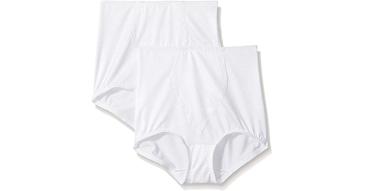 Lyst Hanes Shapewear Light Control 2 Pack Tummy Control Brief in White