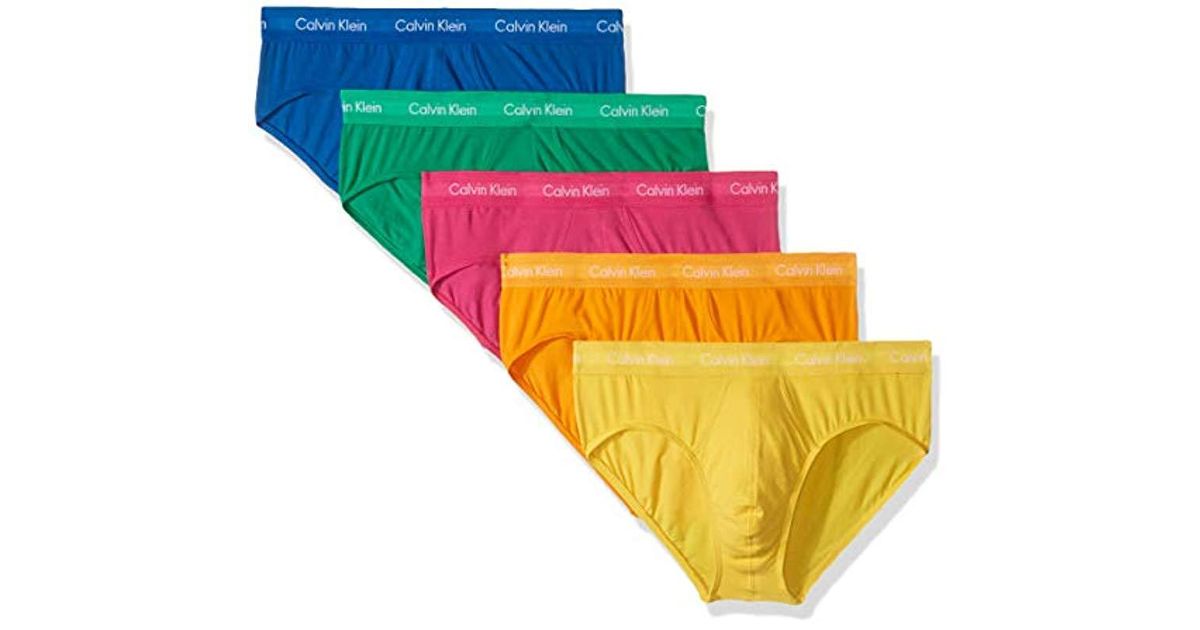 Calvin Klein Cotton Stretch Hip Brief (pride) for Men Lyst