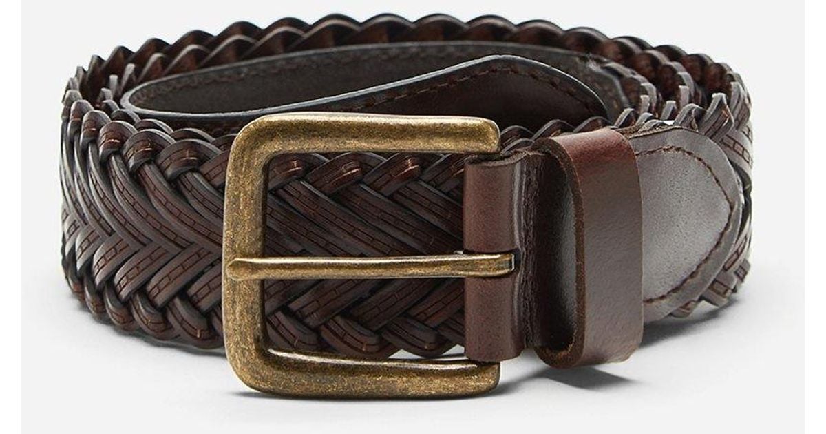 plaited belt