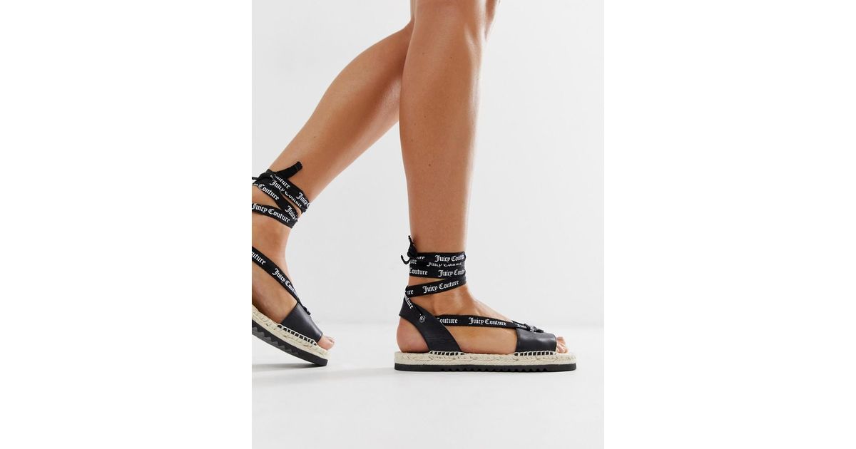juicy couture sandals black