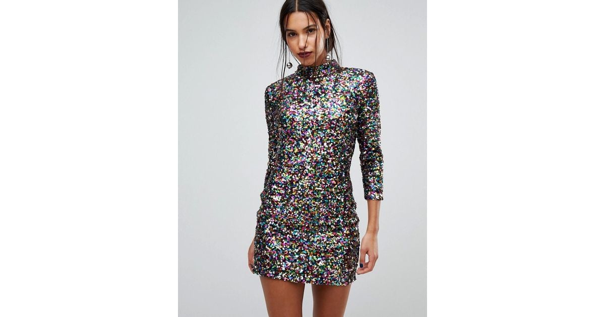 warehouse sparkly dress
