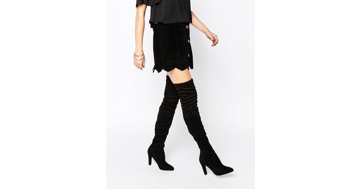 carvela suede over the knee boots