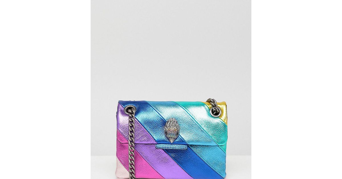 Kurt Geiger Kurt Geiger Rainbow Mini Kensington S Leather Cross Body ...