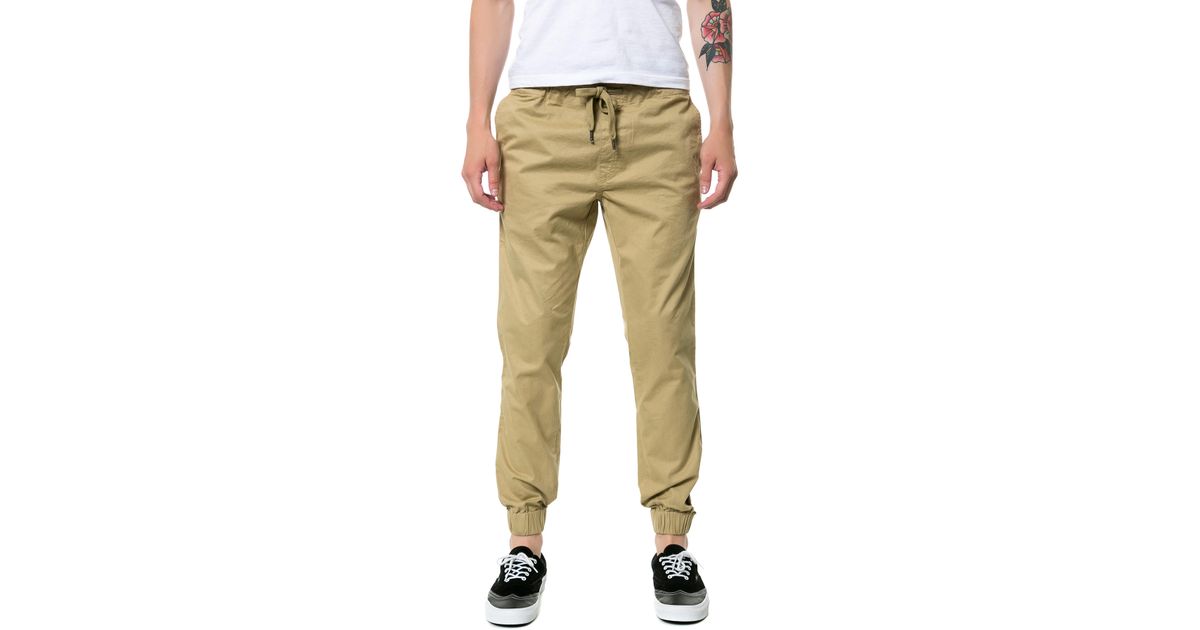 Lyst - Volcom The Stone Stack Pants in Natural for Men
