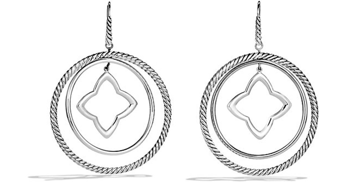 David Yurman Quatrefoil Dangle Earrings In Metallic Lyst