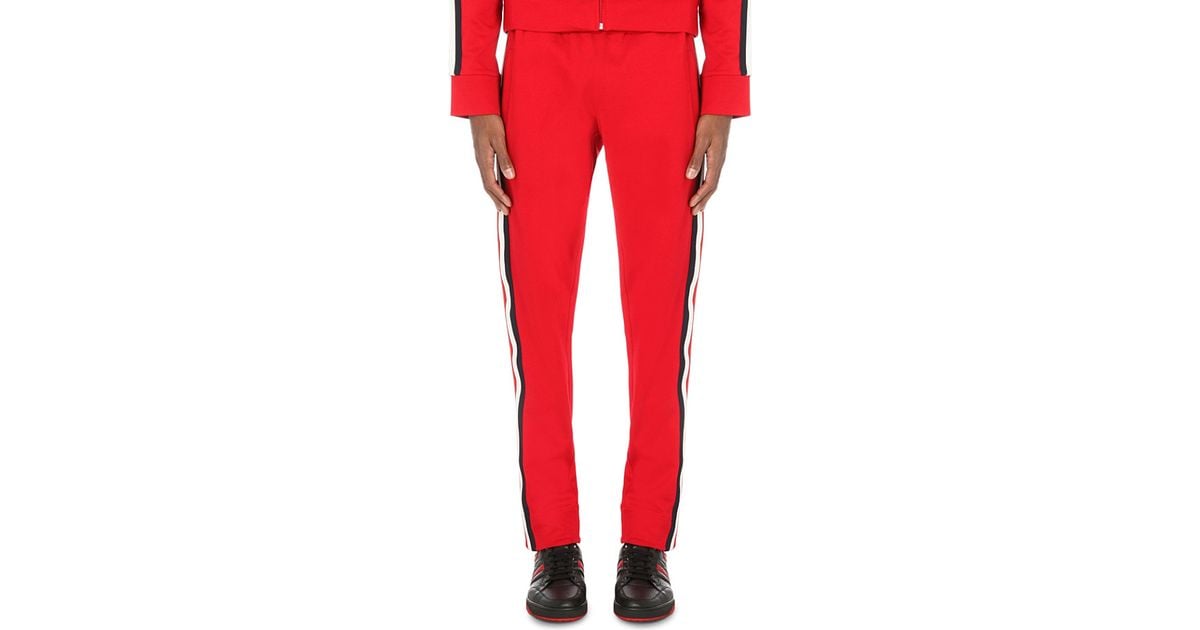 red gucci joggers