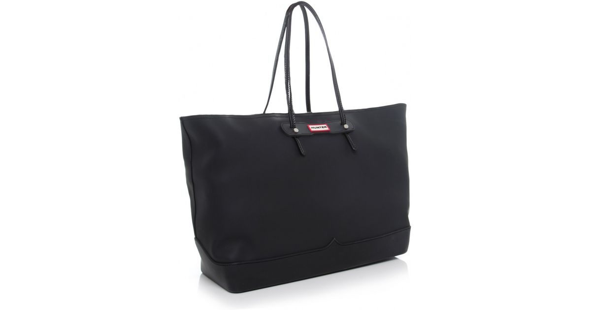Lyst Hunter Original Rubber Tote Bag In Black For Men