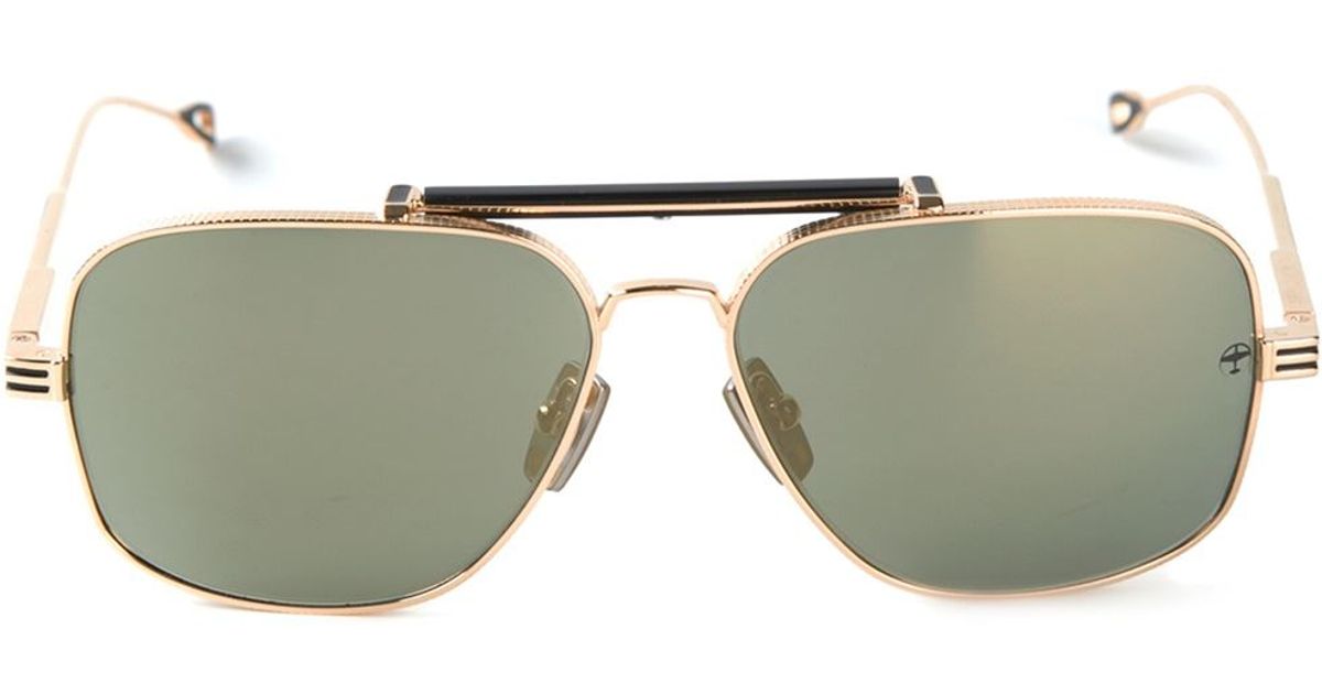 Dita eyewear Lancier X Dita Aviator Sunglasses in Metallic for Men Lyst
