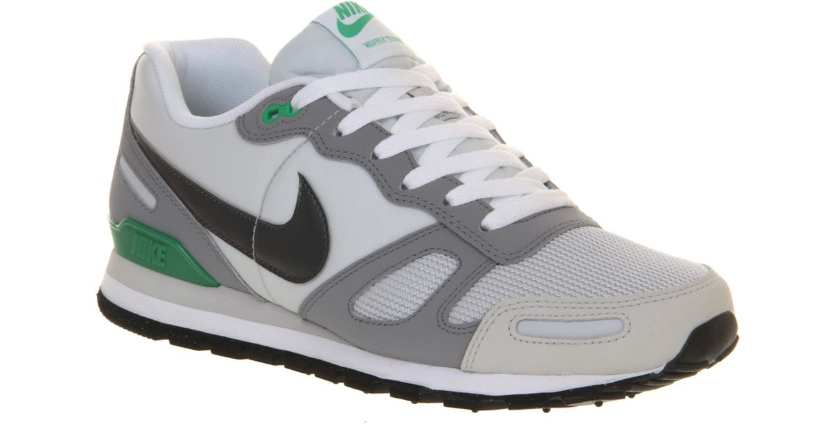 nike waffle one mens grey