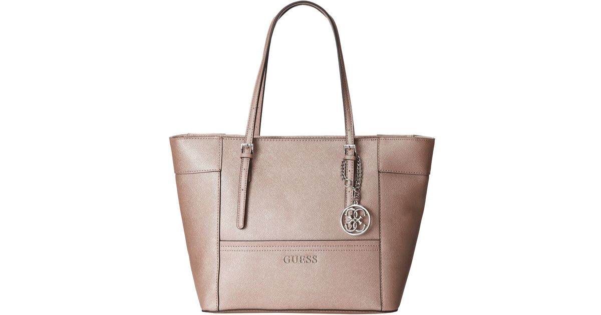 Guess Pink Delaney Small Classic Tote
