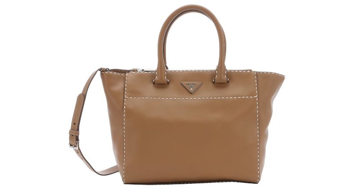 prada city calf double zip tote prada city calf double zip tote