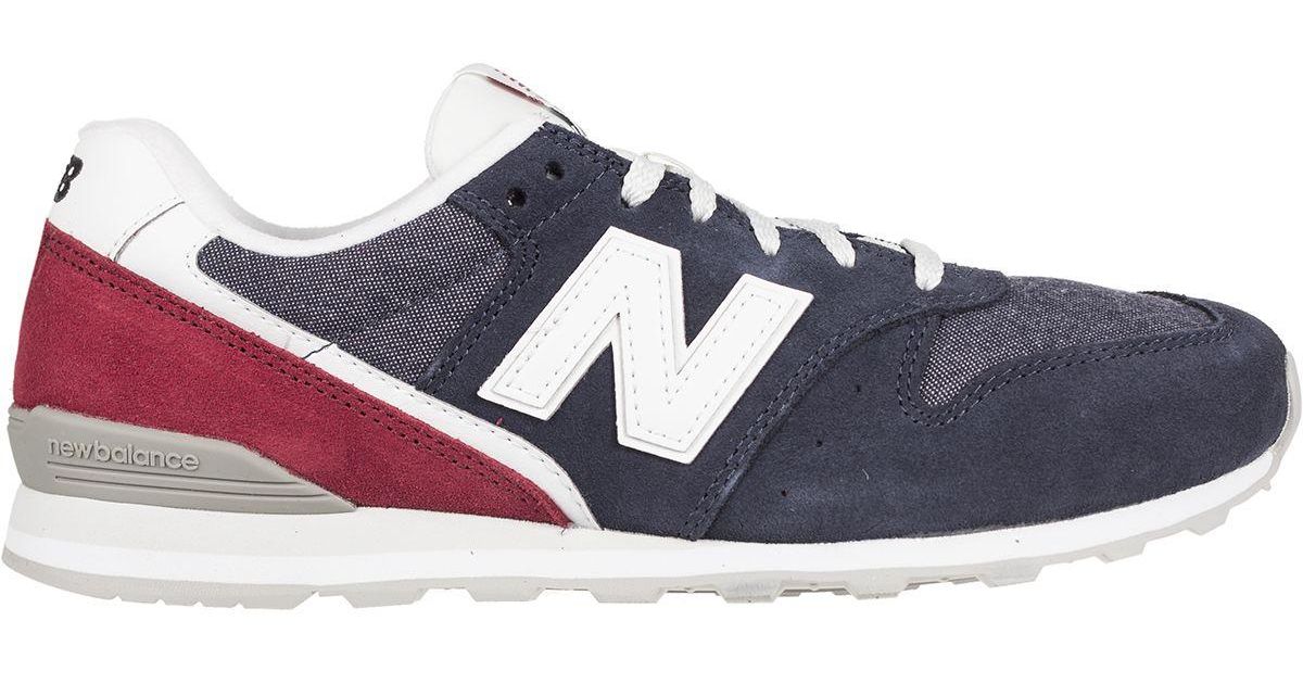 New Balance Suede 996 Shoe in Blue - Lyst