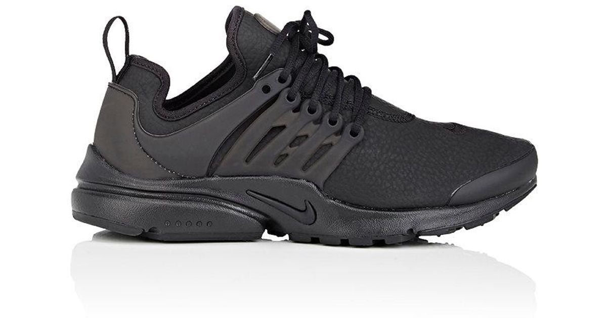 black leather prestos