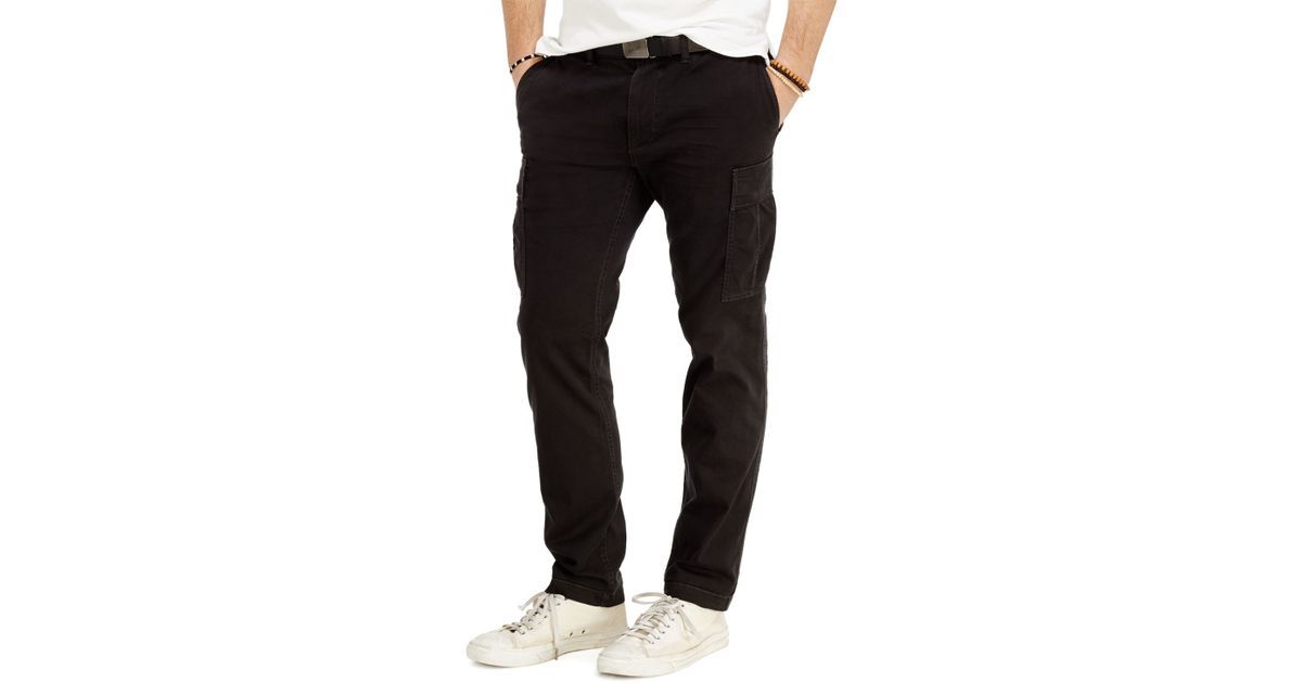 Polo ralph lauren Slim-fit Stretch Cargo Pants in Black for Men (Polo ...