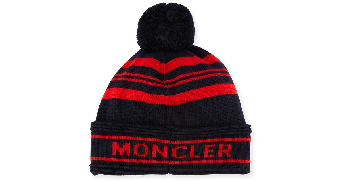 moncler red beanie moncler red beanie