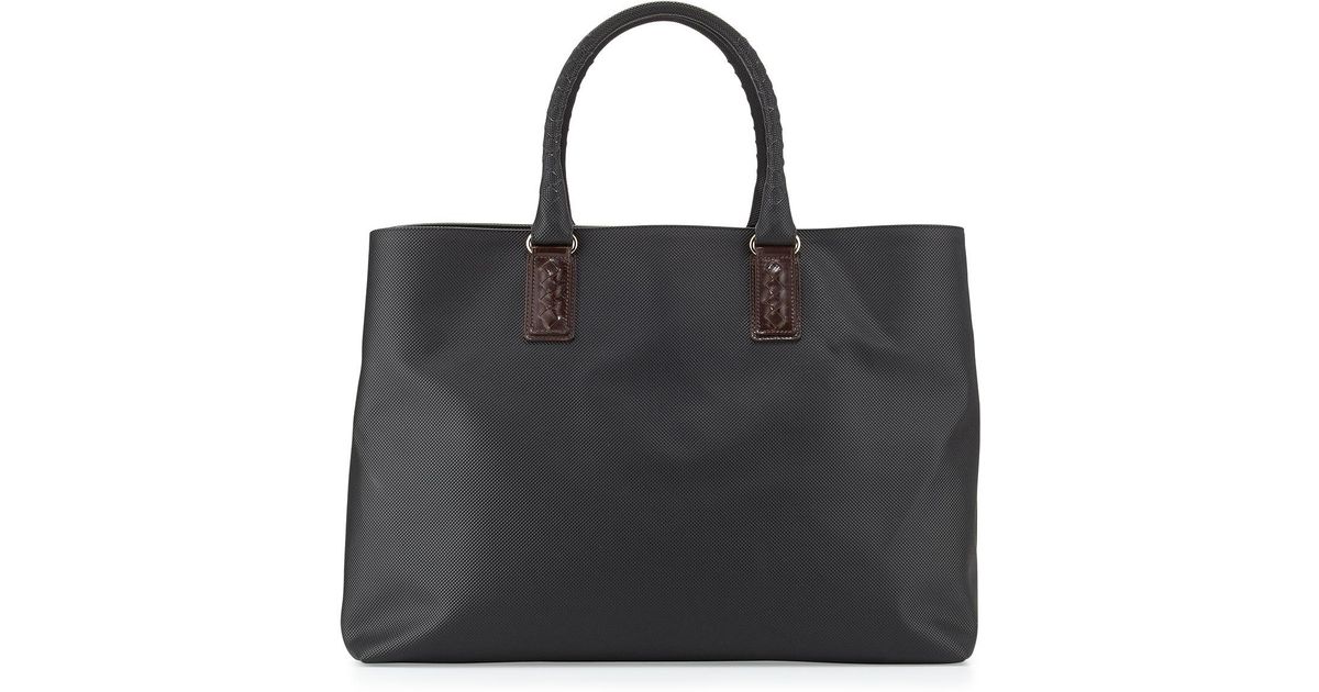 Lyst Bottega Veneta Marco Polo Tote Bag In Black