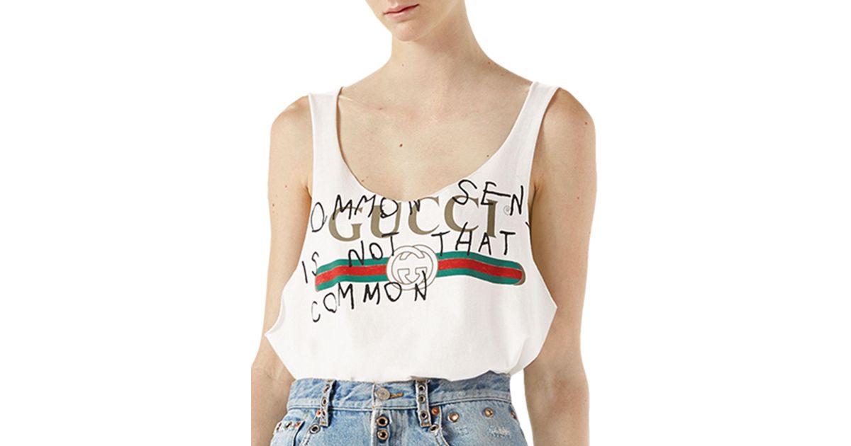 gucci common sense is not that common sweatshirt