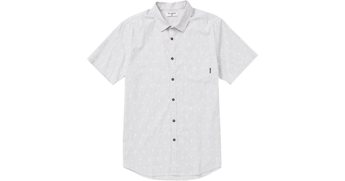 Billabong Sundays Mini Printed Short Sleeve Shirt for Men - Lyst