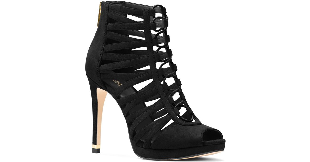 High In Platform Sandals Clarissa Michael Heel Kors Caged IY7gyvb6f