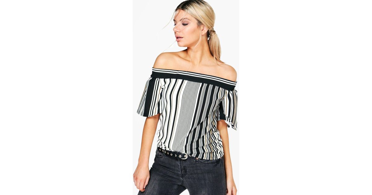 boohoo off shoulder top