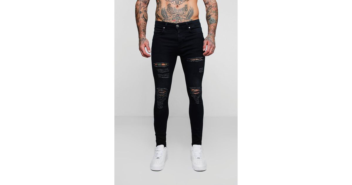 boohooman black jeans