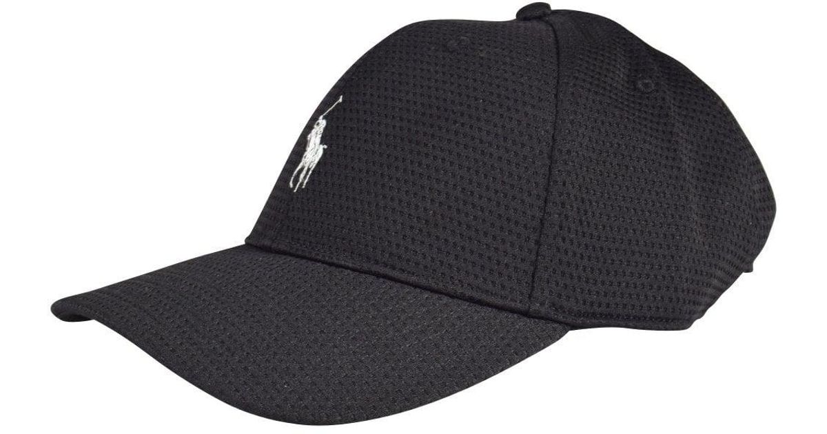 ralph lauren black baseball hat