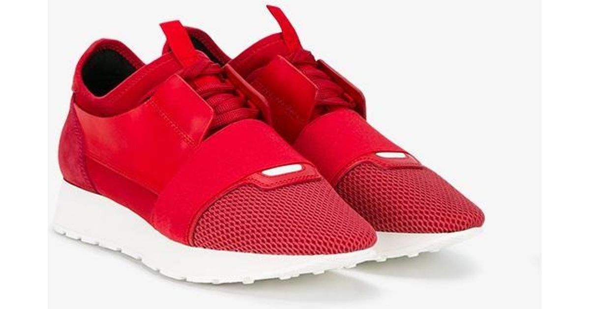 balenciaga race runners red