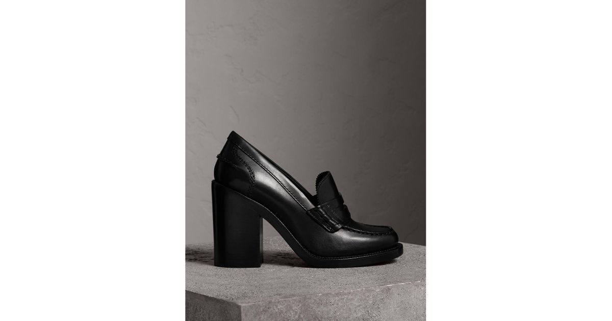 burberry block heels