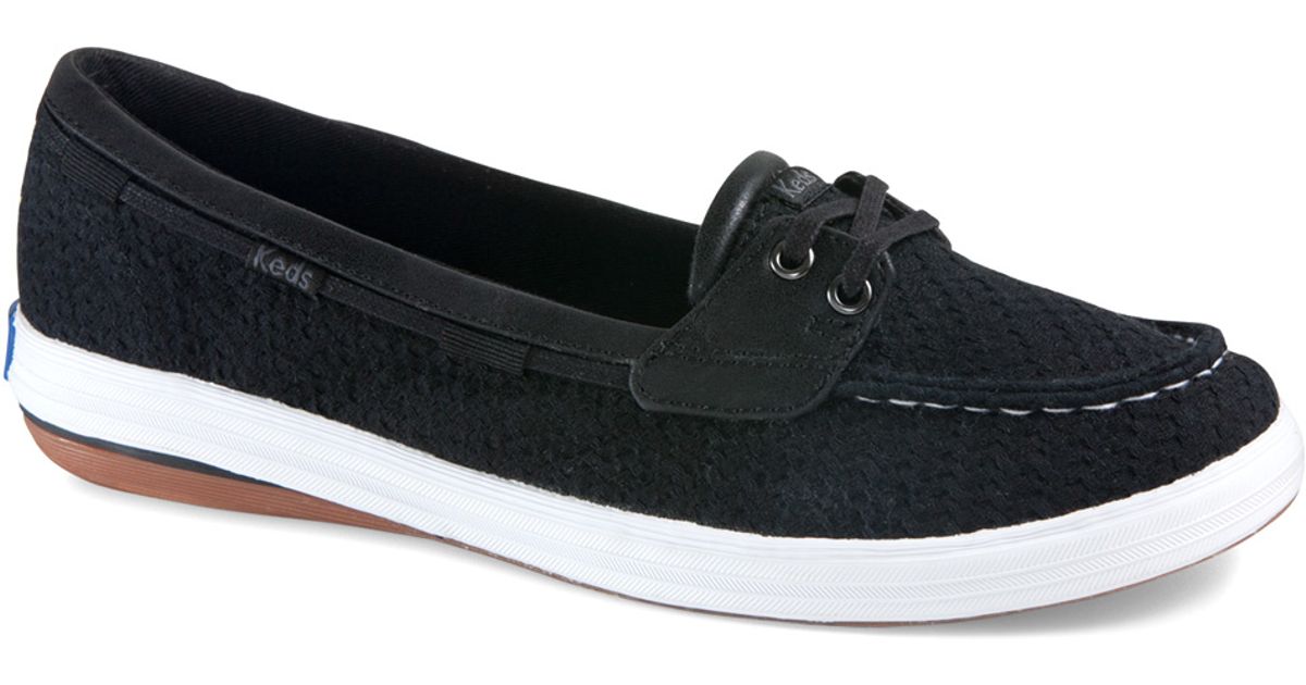 Keds Glimmer Boat in Black | Lyst