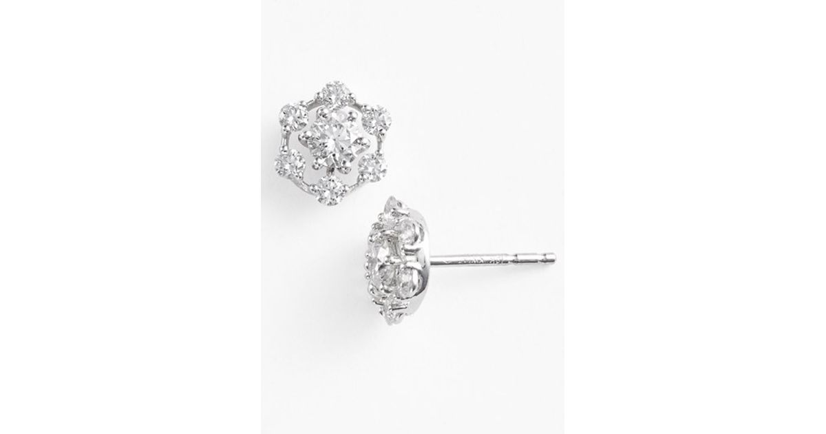 Lyst Kwiat Starry Night Diamond Stud Earrings In Metallic