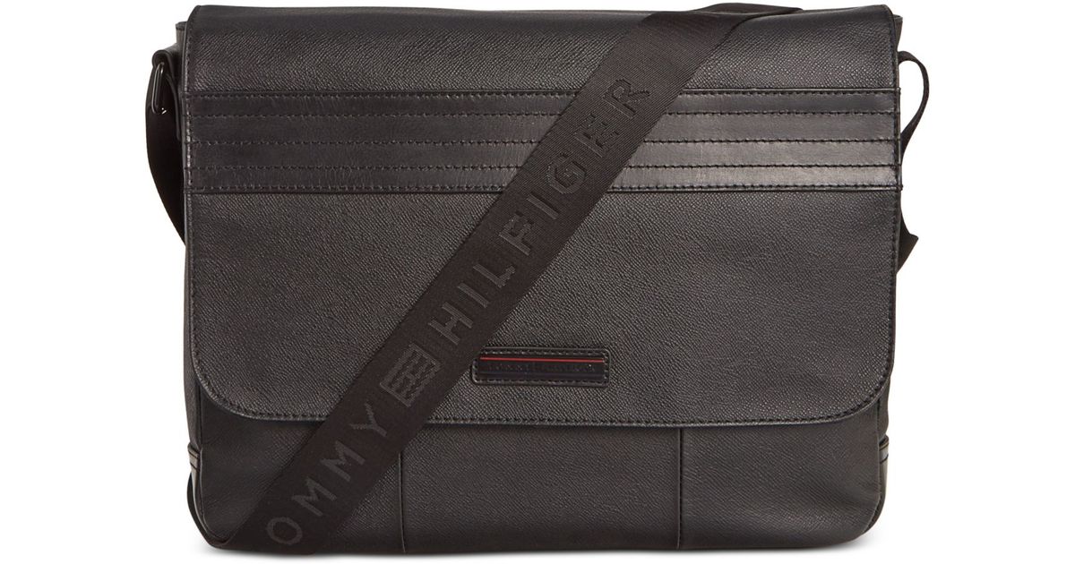 Lyst Tommy Hilfiger Morgan Messenger Bag In Black For Men