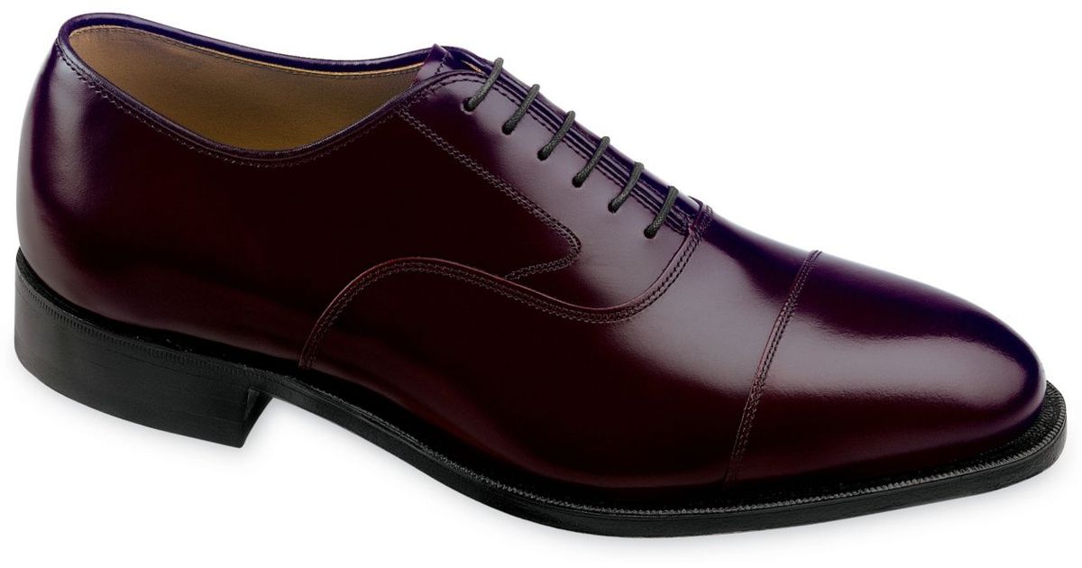 johnston and murphy melton cap toe oxford