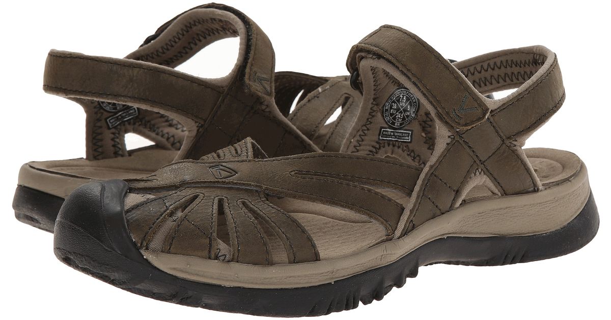 Lyst Keen Rose Leather In Green