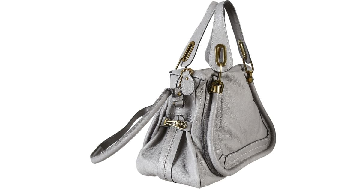 Chlo Chlo Paraty Meduim Tote Bag in Gray (Cashmere Grey) | Lyst  