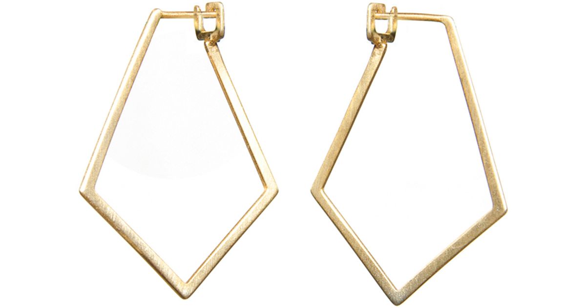 Lyst Dutch Basics Ruit Creole Earrings Gold In Metallic Save Lyst Dutch Basics Ruit Creole Earrings Gold In Metallic Save 11 340206185567013