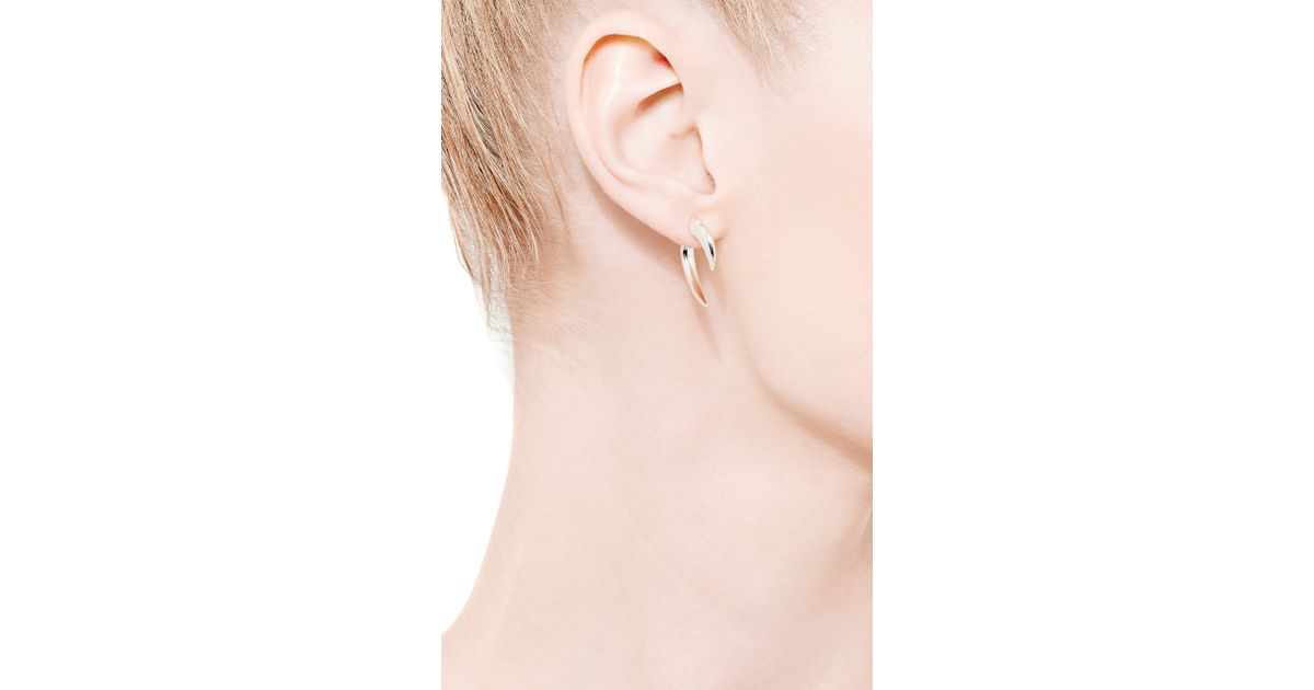 Lyst Shaun Leane Silver Talon Earrings In Metallic
