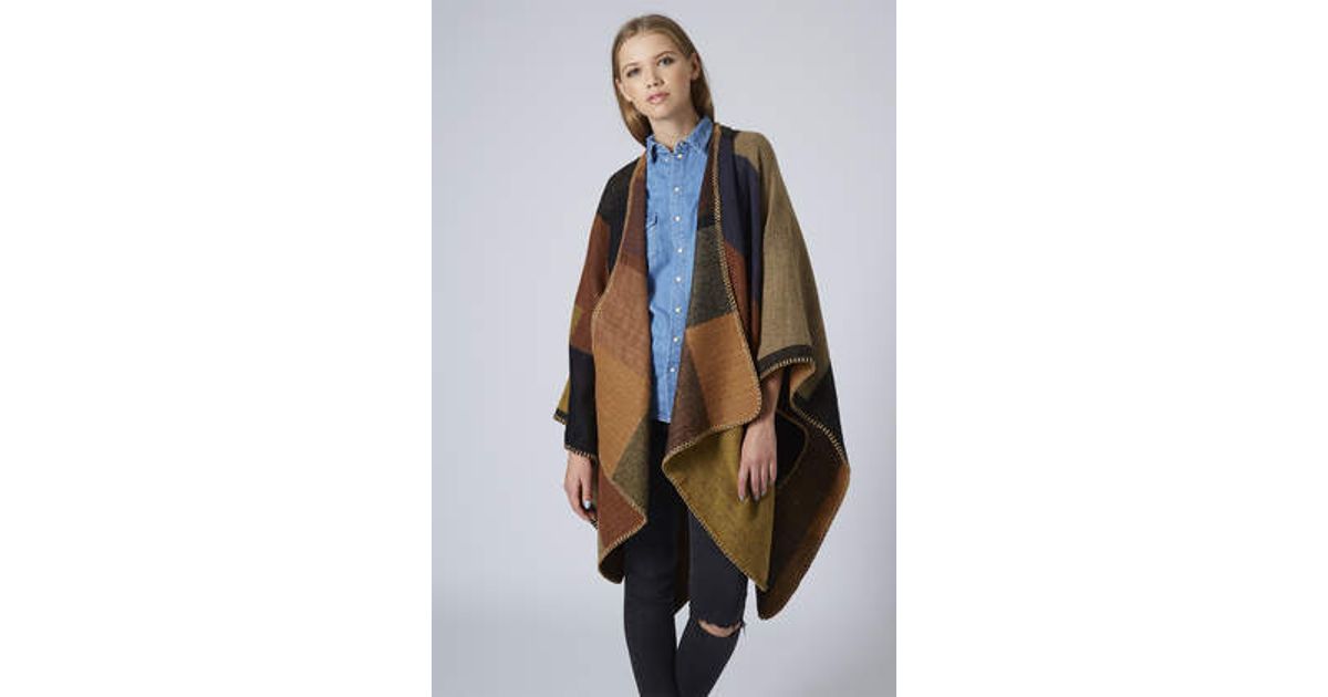 Blanket Stitch Cape Lyst
