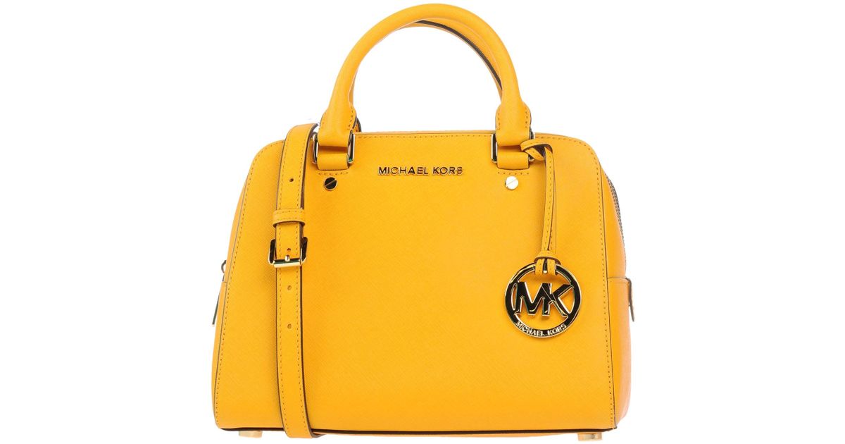 Lyst - Michael Michael Kors Handbag in Yellow