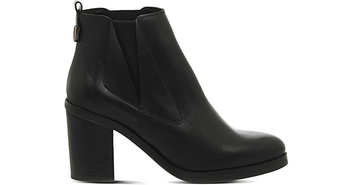 Lyst Office Illusion Leather Chelsea Boots In Black