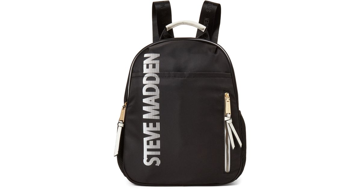 Steve Madden Backpack Purse Black And White Keweenaw Bay Indian