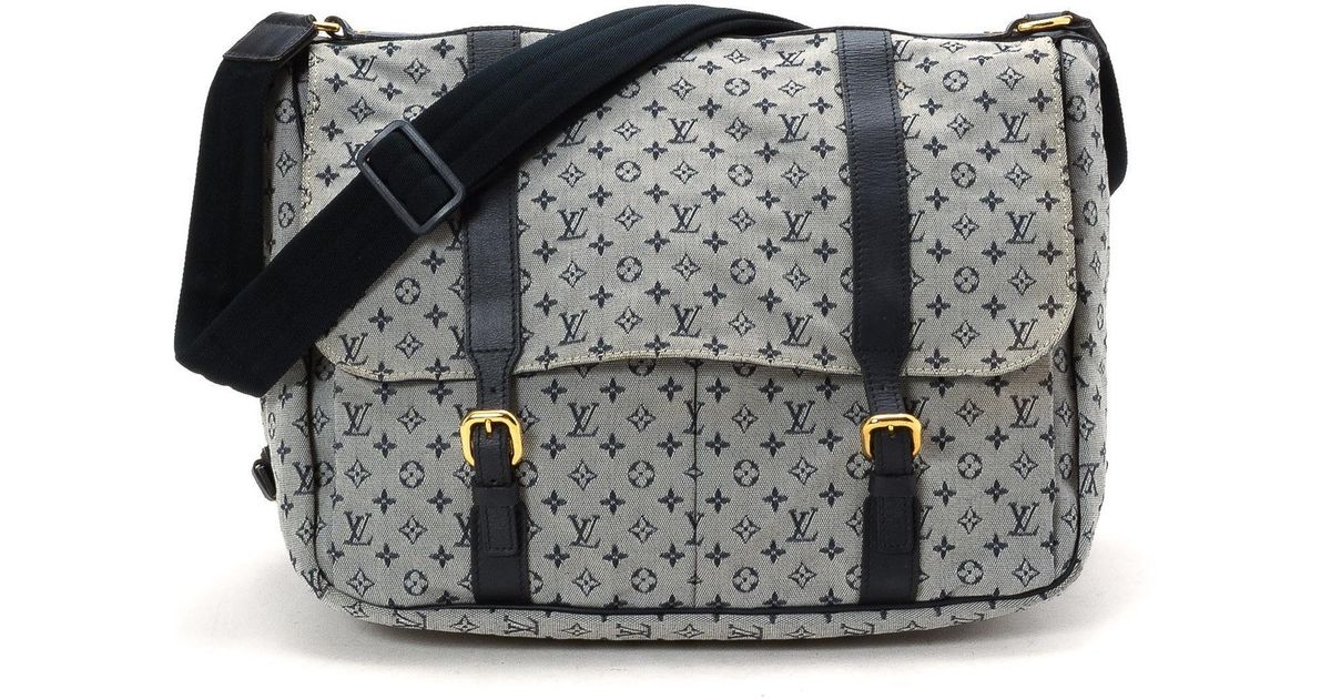 Louis Vuitton Blue Sac Maman Diaper Bag Vintage