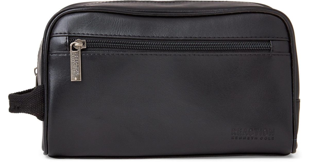 Lyst Kenneth Cole Reaction Black Travel Toiletry Bag In For Men