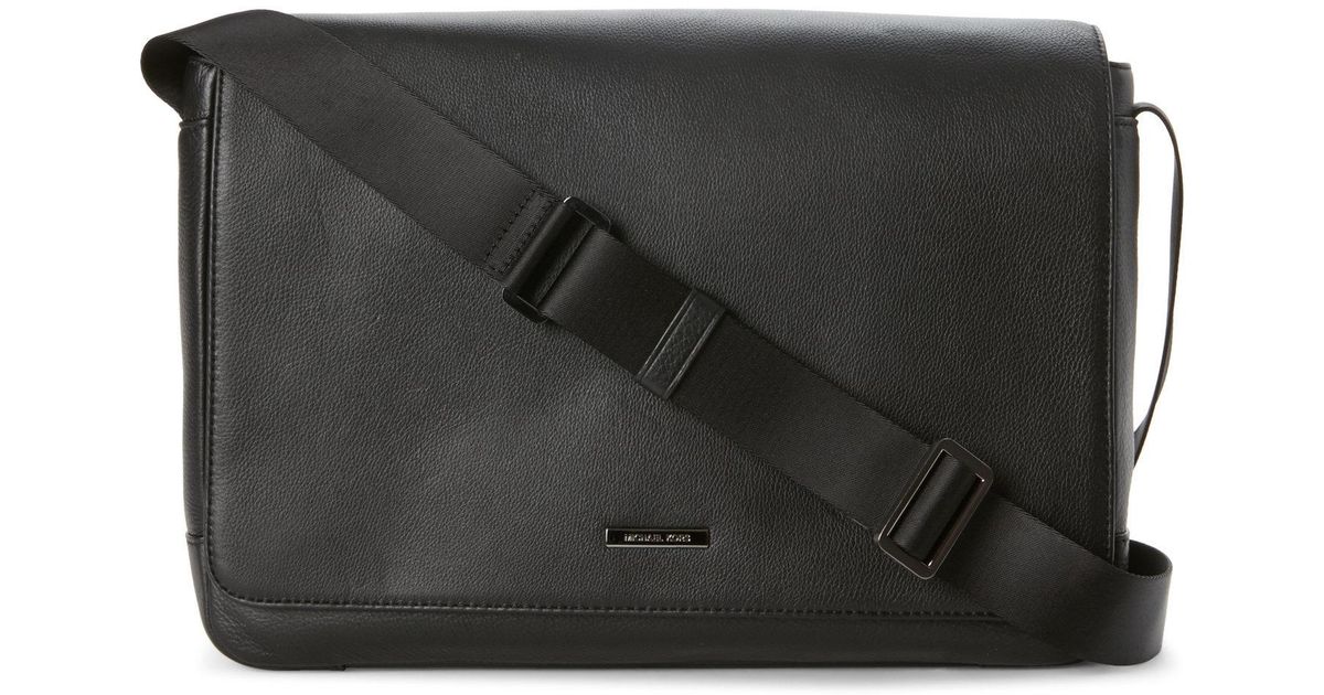 Lyst Michael Kors Stephen Messenger Bag In Black For Men