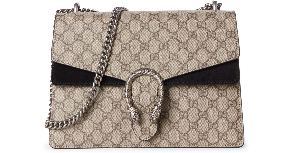 Lyst Gucci Dionysus Gg Supreme Medium Chain Shoulder Bag